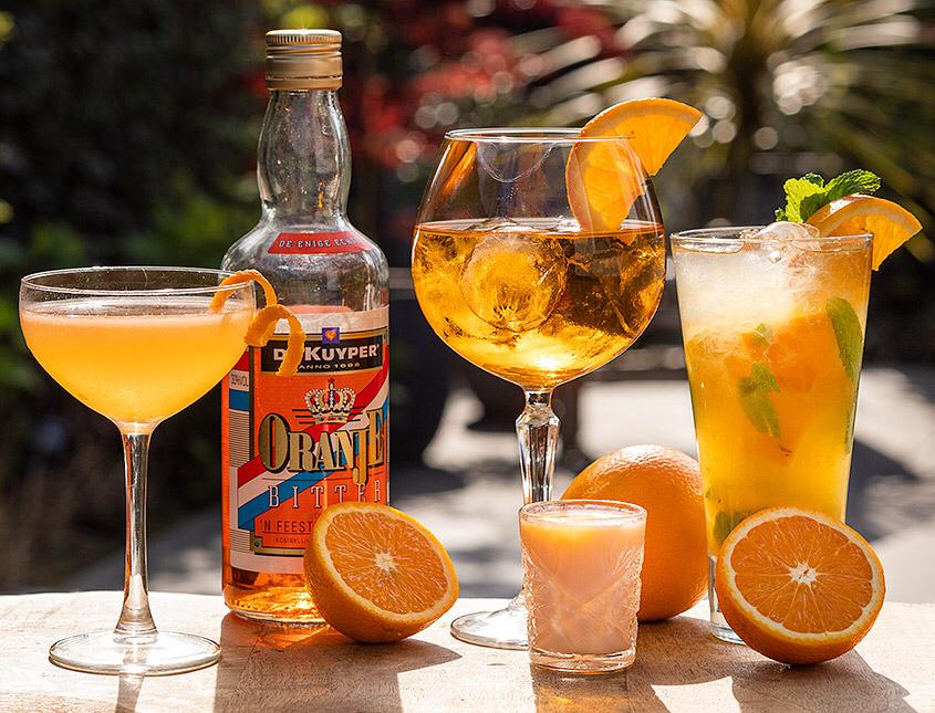 Feestelijke oranje cocktails voor Koningsdag
