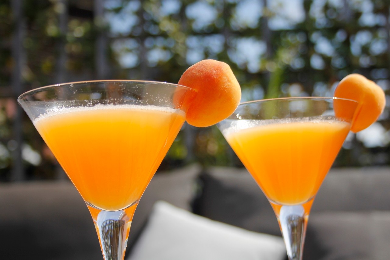 Apricot Cantaloupe Martini foto