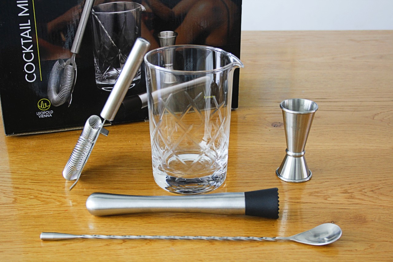 Review cocktail mixing set Leopold Vienna