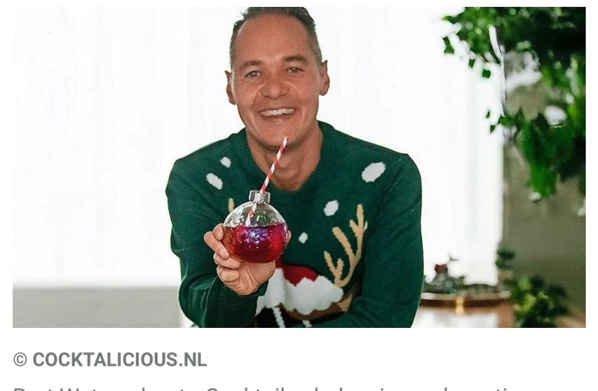 Sta je ineens met je kersttrui in De Telegraaf